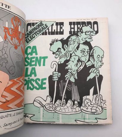 [PRESSE SATIRIQUE]. Charlie Hebdo 1977 et...