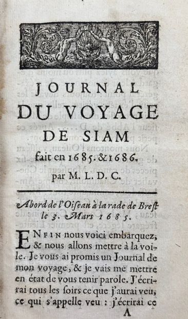 CHOISY, François Timoléon de. Journal du...