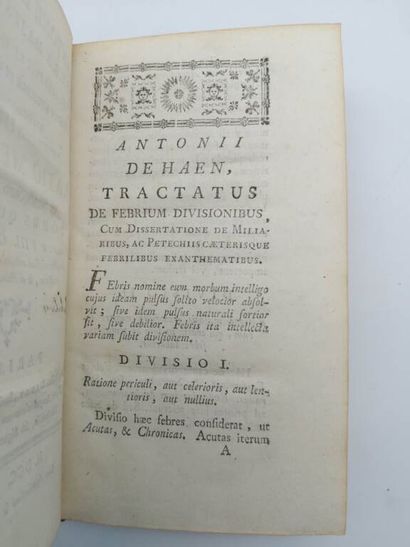 HAEN, Anton de. Consiliarii et archiatri...