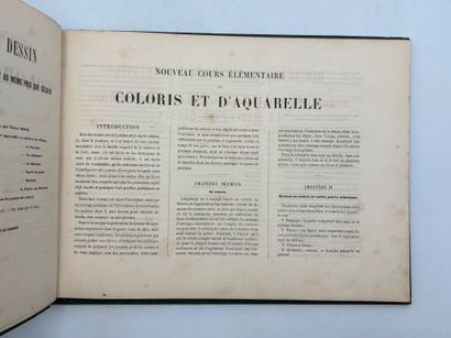 [PEDAGOGIE - AQUARELLE]. Nouveau cours élémentaire...