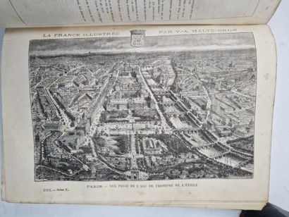 MALTE-BRUN, Victor Adolphe. La France Illustrée....