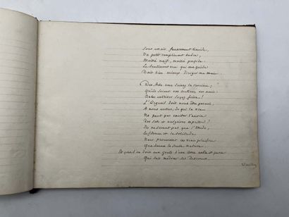 FRENCH ECOLE (19th century). Booklet of 42...