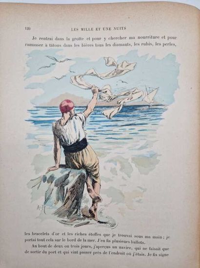 CARTONNAGE]. Les Mille et une Nuits.
Paris,...
