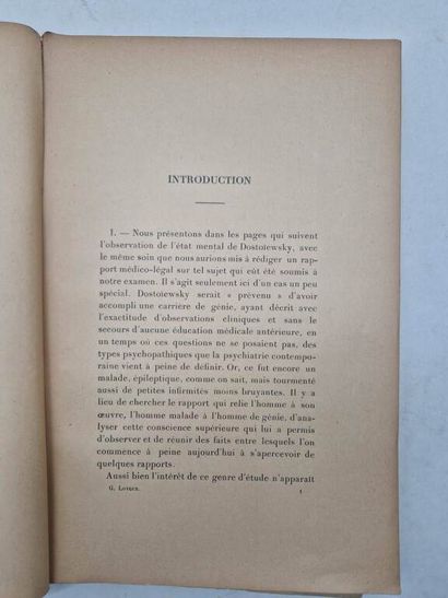 LOYGUE, Gaston. Etude Médico-Psychologique...