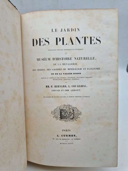 [HISTOIRE NATURELLE]. Le Jardin des Plantes....