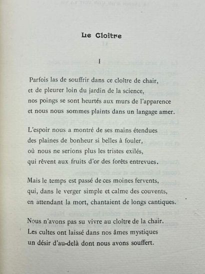 LAFARGUE, Marc. Le Jardin d'où l'on voit...
