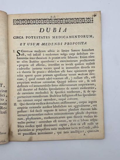 PONSARD, Antoine de. Dubia circa Potestates...