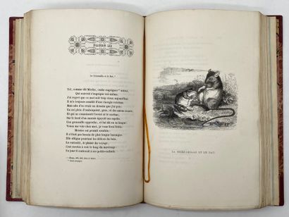 LA FONTAINE, Jean de et GRANDVILLE, Jean-Jacques....
