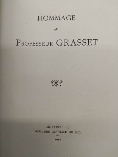 GRASSET, Joseph. Set of 11 volumes including:...