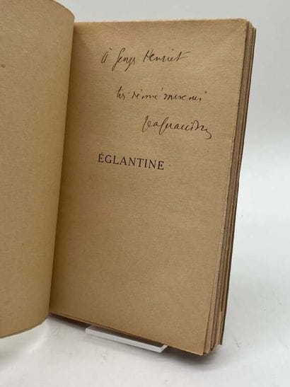 GIRAUDOUX, Jean. 3 first editions with dispatches.

Collection...