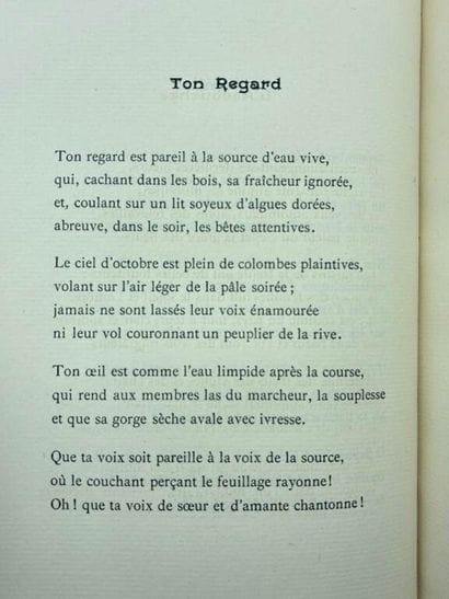 LAFARGUE, Marc. Le Jardin d'où l'on voit...