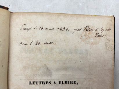 GERMILLAN, Victorine. Lettres à Elmire sur...