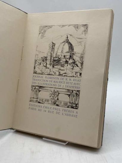 RILKE, Rainer Maria et DESPIERRE, Jacques....