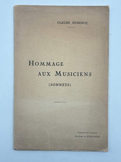 DUBOSCQ, Claude and JAMMES, Francis. Set...