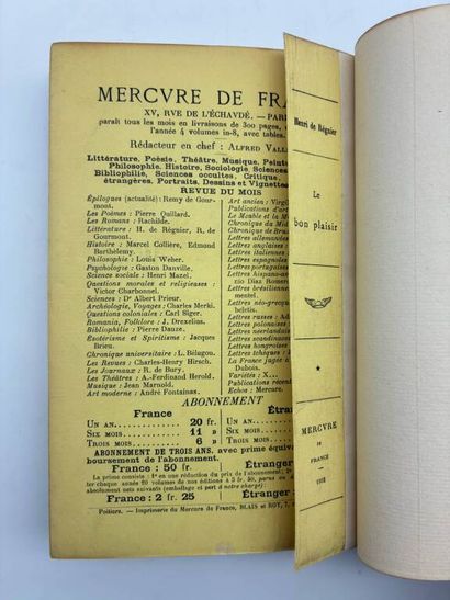 RÉGNIER, Henri de. Le Bon Plaisir.

Paris,...