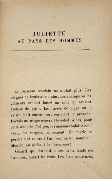 GIRAUDOUX, Jean. 4 novels, including on Japon...