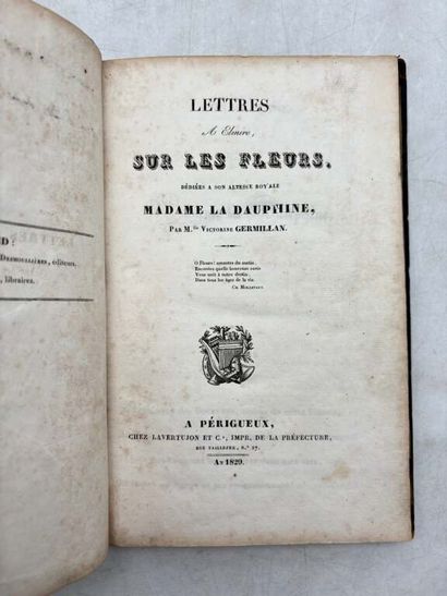GERMILLAN, Victorine. Lettres à Elmire sur...