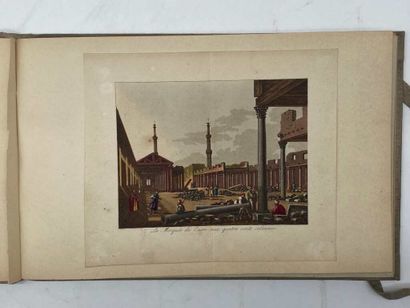 [EGYPT]. 43 mounted prints.
In-8 oblong,...