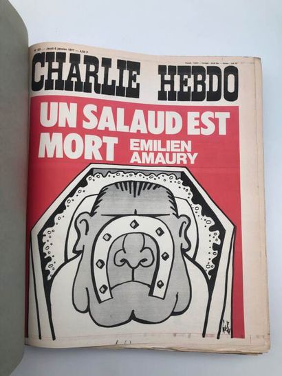 [PRESSE SATIRIQUE]. Charlie Hebdo 1977 et...