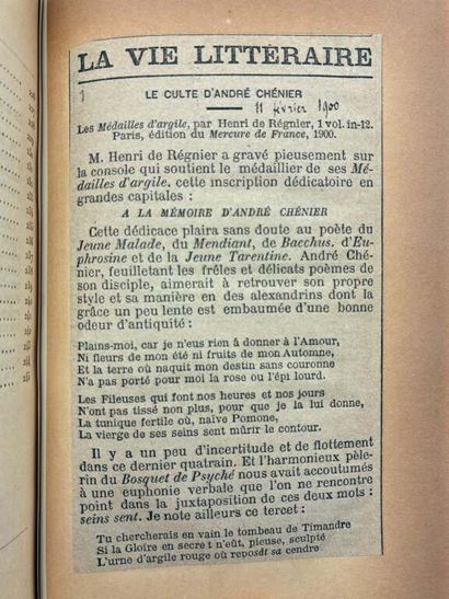 RÉGNIER, Henri de. Les Médailles d'argile...