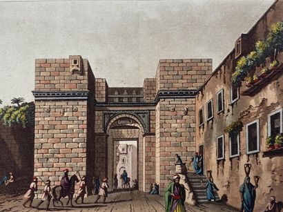 [EGYPT]. 43 mounted prints.
In-8 oblong,...