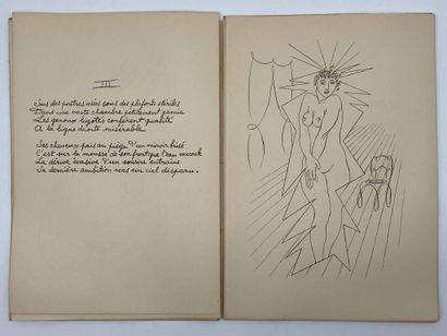 ELUARD, Paul and HUGO, Valentine. Médieuses.
Published...