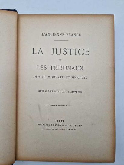 [PARIS - RELIURE AUX ARMES]. L'Ancienne France....