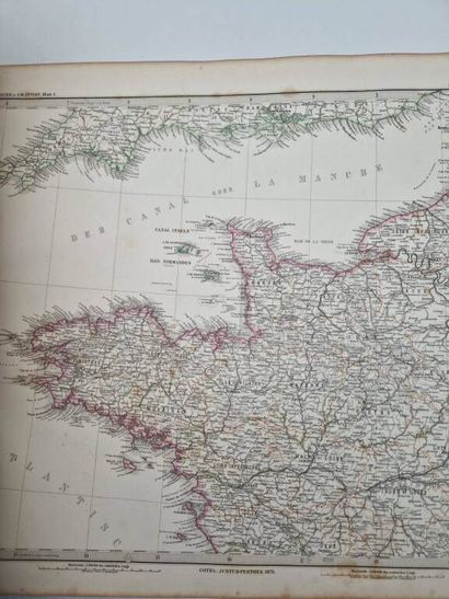 STIELER, Adolf. Hand-Atlas über Alle Thelle...
