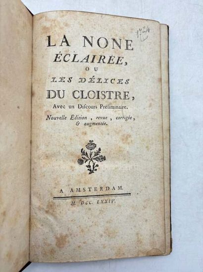 [CURIOSA] ABBÉ DU PRAT. La Nonne éclairée,...