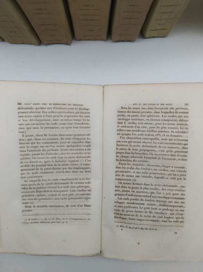 CUVIER, Georges. Leçons d'anatomie comparée...Recueillies...