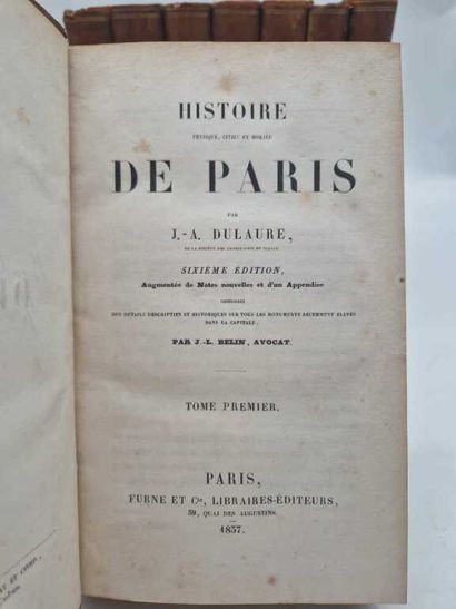 DULAURE, Jacques-Antoine. Physical, civil...