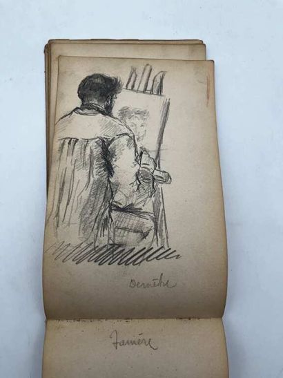 FRENCH ECOLE (19th century). Booklet of 53...