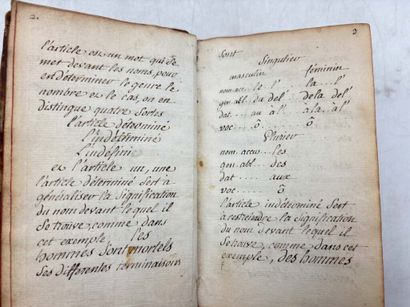 [GRAMMAIRE]. Traité de langue et d'orthographe...