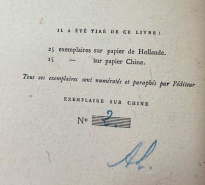 GONCOURT, Edmond et Jules de. 5 novels by...