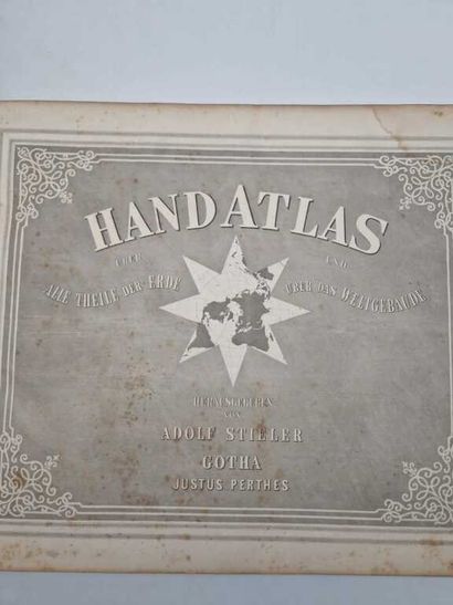 STIELER, Adolf. Hand-Atlas über Alle Thelle...