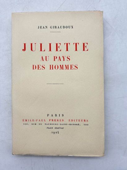 GIRAUDOUX, Jean. 4 novels, including on Japon...