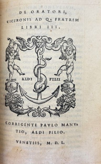 CICERON, Marcus Tullius Cicero dit. Rhetoricum...