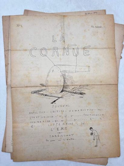 [PRESSE SATIRIQUE]. GUGUSSE. La Cornue. Journal...