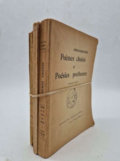 [POESIE]. Ensemble de 4 ouvrages brochés...