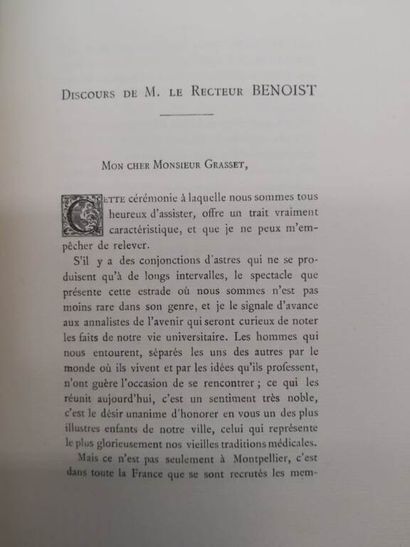 GRASSET, Joseph. Set of 11 volumes including:...