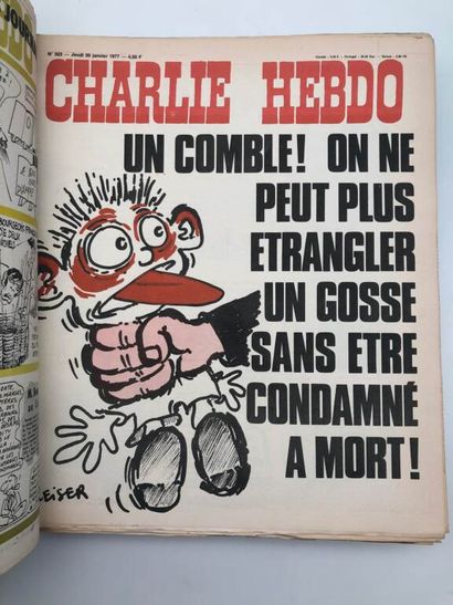 [PRESSE SATIRIQUE]. Charlie Hebdo 1977 et...