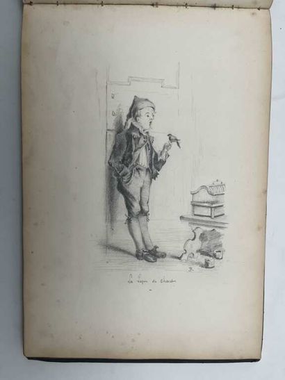 FRENCH ECOLE (19th century). Booklet of 20...