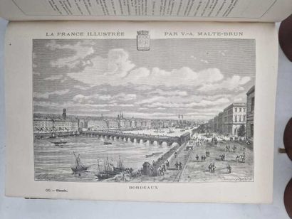 MALTE-BRUN, Victor Adolphe. La France Illustrée....