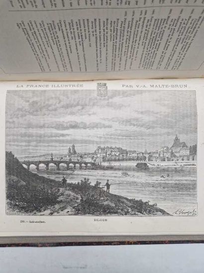 MALTE-BRUN, Victor Adolphe. La France Illustrée....
