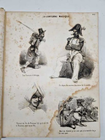 [CARICATURE]. Aubert's Magic Lantern. Curious,...