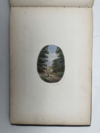 FRENCH ECOLE (19th century). Booklet of 20...