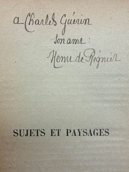 RÉGNIER, Henri de, RACHILDE, et NERVAT, Marie...