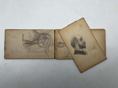 FRENCH ECOLE (19th century). Booklet of 53...