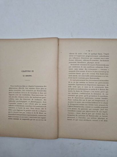 LOYGUE, Gaston. Etude Médico-Psychologique...