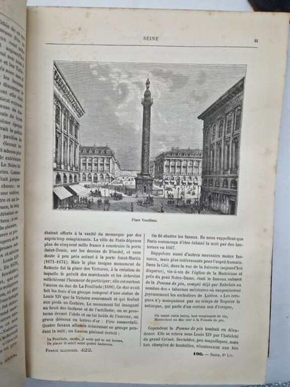MALTE-BRUN, Victor Adolphe. La France Illustrée....